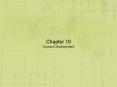 Chapter 10 Human Development