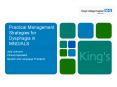 Practical Management Strategies for Dysphagia in MNDALS