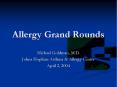 Allergy Grand Rounds