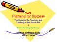 Planning for Success