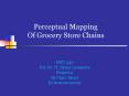 Perceptual Mapping Of Grocery Store Chains
