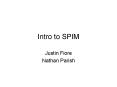 Intro to SPIM