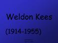 Weldon Kees