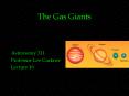 The Gas Giants