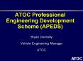 ATOC Professional Engineering Development Scheme APEDS
