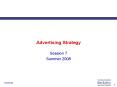 Advertising Strategy