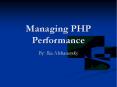 Managing PHP Performance