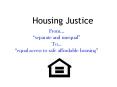Housing Justice