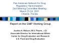 Pan American Network for Drug Regulatory Harmonization 2nd Steering Committee Meeting March 2324, 20
