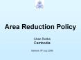 Area Reduction Policy