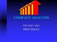 COMPANY ANALYSIS