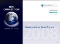 System Admin Open Forum