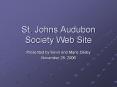 St. Johns Audubon Society Web Site
