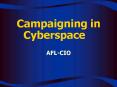Campaigning in Cyberspace