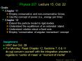 Physics 207, Lecture 15, Oct. 22