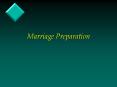 Marriage Preparation