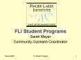 FLI Student Programs
