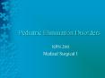 Pediatric Elimination Disorders