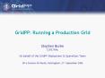 GridPP: Running a Production Grid