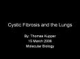 Cystic Fibrosis and the Lungs