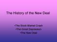 The History of the New Deal