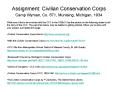 Assignment: Civilian Conservation Corps