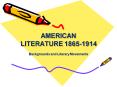 AMERICAN LITERATURE 18651914