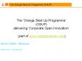 The Orange Start Up Programme OSUP delivering Corporate Open Innovation part of www.orangepartner.co