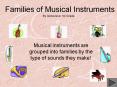 Families of Musical Instruments