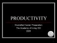 PRODUCTIVITY