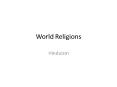 World Religions