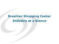 Brazilian Shopping Center Industry at a Glance