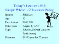 Todays Lecture