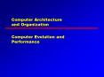 Computer Architecture and Organization