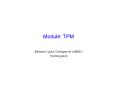 Module: TPM