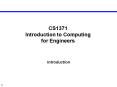 CS1371 Introduction to Computing for Engineers