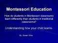 Montessori Education