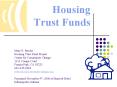 Housing Trust Funds