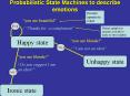 Probabilistic State Machines to describe emotions