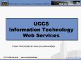 UCCS Information Technology Web Services