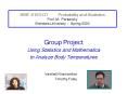 RBIF0103G1Probability and Statistics Prof. M. Partensky Brandeis University Spring 2003