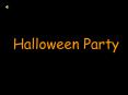 Halloween Party