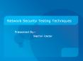 Network Security Testing Techniques