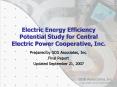Electric Energy Efficiency Potential Study for Central Electric Power Cooperative, Inc.
