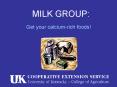 MILK GROUP: