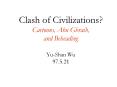Clash of Civilizations Cartoons, Abu Ghraib, and Beheading YuShan Wu 97.5.21
