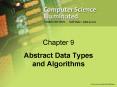 Abstract Data Types and Algorithms