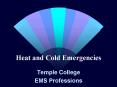 Heat and Cold Emergencies