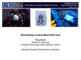 Developing Location Based Services