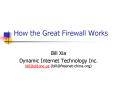 How the Great Firewall Works